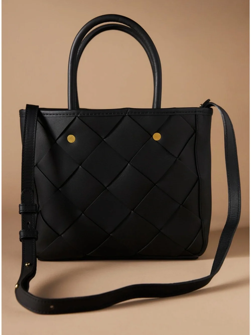 Nisolo Handwoven Leather Carry-All Satchel